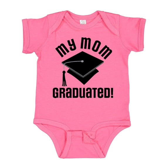 Inktastic My Mom Graduated Boys or Girls Baby Bodysuit