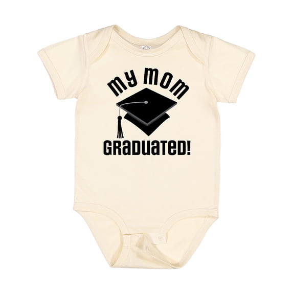 Inktastic My Mom Graduated Boys or Girls Baby Bodysuit