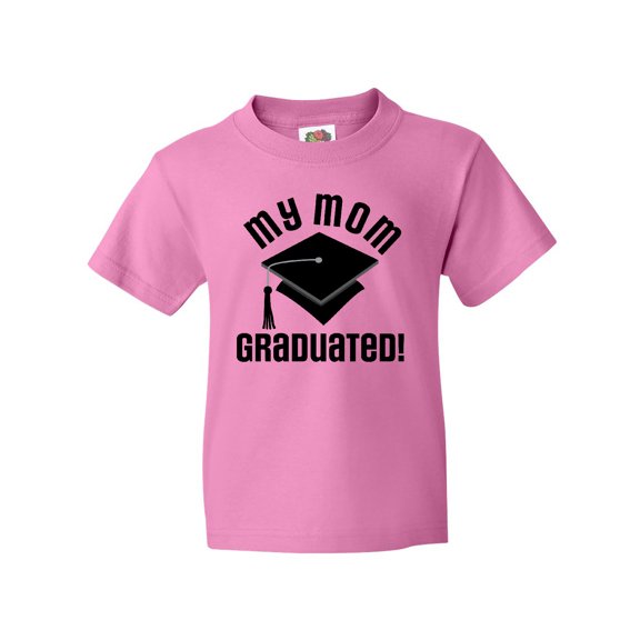 Inktastic My Mom Graduated Youth T-Shirt
