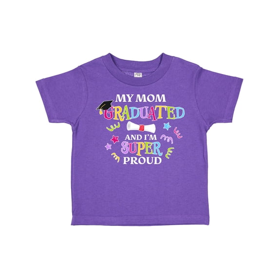 Inktastic My Mom Graduated and I'm Super Proud Boys or Girls Toddler T-Shirt