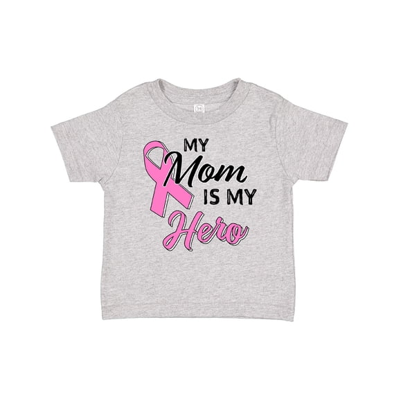 Inktastic My Mom is My Hero Breast Cancer Awareness Boys or Girls Baby T-Shirt