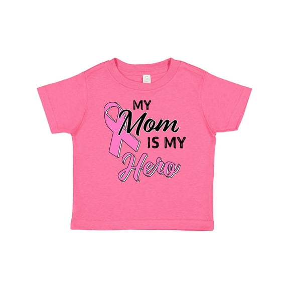 Inktastic My Mom is My Hero Breast Cancer Awareness Boys or Girls Baby T-Shirt