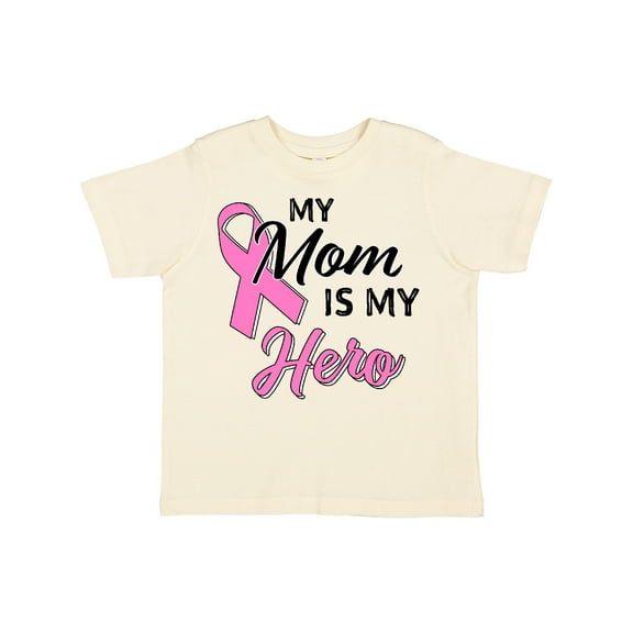 Inktastic My Mom is My Hero Breast Cancer Awareness Boys or Girls Toddler T-Shirt