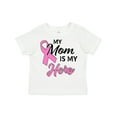 thumbnail image 1 of Inktastic My Mom is My Hero Breast Cancer Awareness Boys or Girls Toddler T-Shirt, 1 of 5