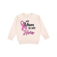 thumbnail image 1 of Inktastic My Mom is My Hero Breast Cancer Awareness Toddler Sweatshirt, 1 of 4
