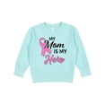 thumbnail image 1 of Inktastic My Mom is My Hero Breast Cancer Awareness Toddler Sweatshirt, 1 of 4
