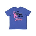 thumbnail image 1 of Inktastic My Mom is My Hero- Breast Cancer Awareness Youth T-Shirt, 1 of 5
