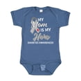 thumbnail image 1 of Inktastic My Mom is My Hero Diabetes Awareness Boys or Girls Baby Bodysuit, 1 of 5
