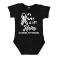 thumbnail image 1 of Inktastic My Mom is My Hero Diabetes Awareness Boys or Girls Baby Bodysuit, 1 of 5