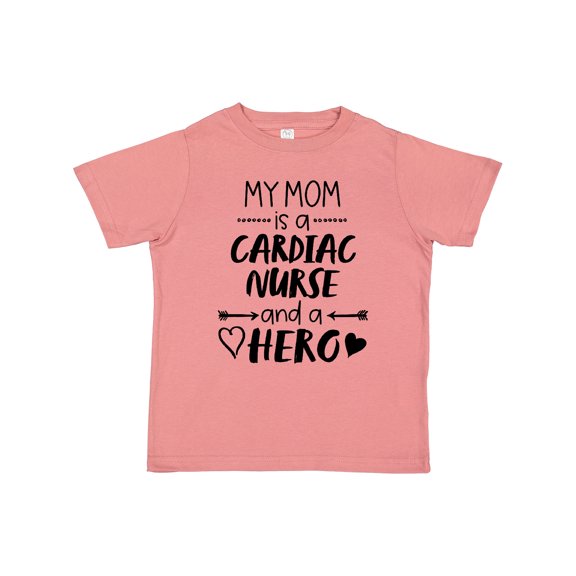 Inktastic My Mom is a Cardiac Nurse and a Hero Boys or Girls Toddler T-Shirt
