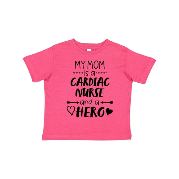 Inktastic My Mom is a Cardiac Nurse and a Hero Boys or Girls Toddler T-Shirt
