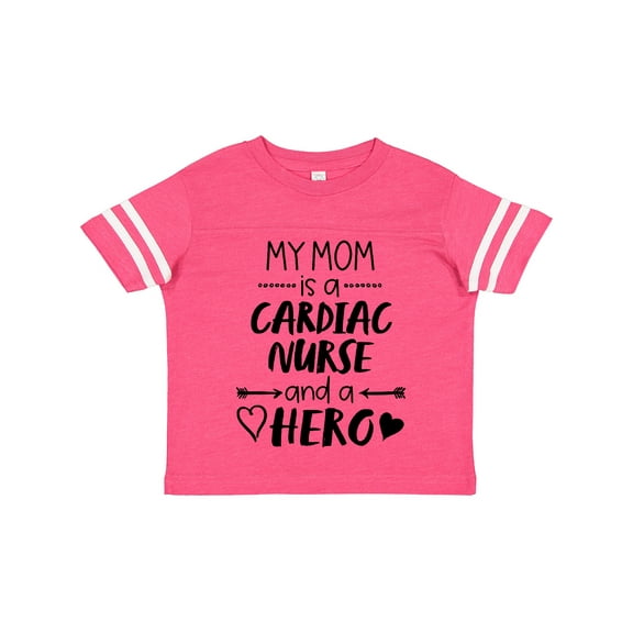 Inktastic My Mom is a Cardiac Nurse and a Hero Boys or Girls Toddler T-Shirt
