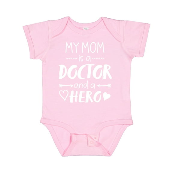 Inktastic My Mom is a Doctor and a Hero Boys or Girls Baby Bodysuit