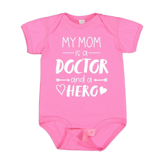 Inktastic My Mom is a Doctor and a Hero Boys or Girls Baby Bodysuit