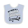 thumbnail image 1 of Inktastic My Mom is a Fantasy Football Legend Boys or Girls Baby Bib, 1 of 4