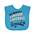 thumbnail image 1 of Inktastic My Mom is a Fantasy Football Legend Boys or Girls Baby Bib, 1 of 4