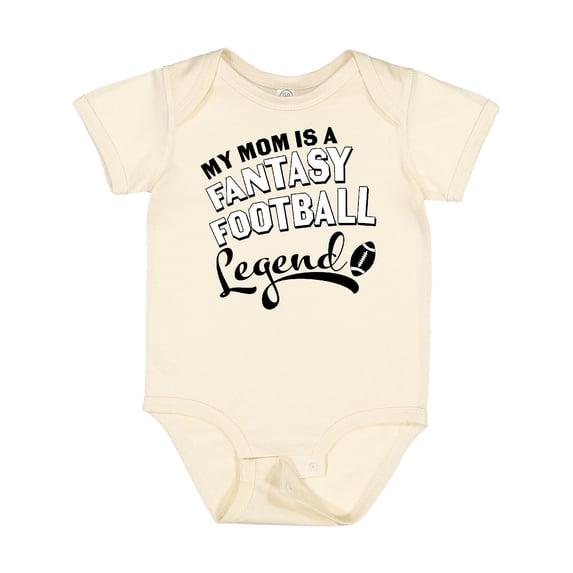 Inktastic My Mom is a Fantasy Football Legend Boys or Girls Baby Bodysuit