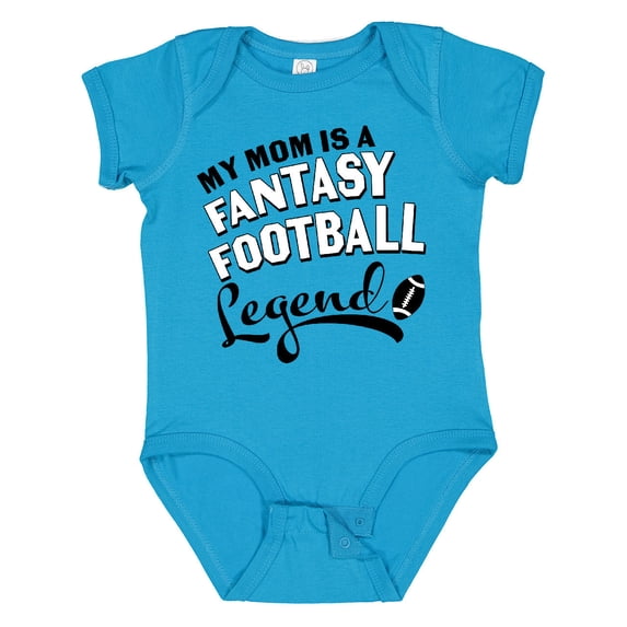 Inktastic My Mom is a Fantasy Football Legend Boys or Girls Baby Bodysuit