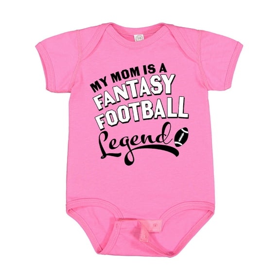 Inktastic My Mom is a Fantasy Football Legend Boys or Girls Baby Bodysuit
