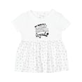 thumbnail image 1 of Inktastic My Mom is a Fantasy Football Legend Girls Baby Dress, 1 of 5