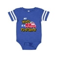 thumbnail image 1 of Inktastic My Mom is a Firefighter with Fire Truck Boys or Girls Baby Bodysuit, 1 of 5