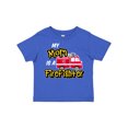 thumbnail image 1 of Inktastic My Mom is a Firefighter with Fire Truck Boys or Girls Toddler T-Shirt, 1 of 5