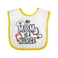 thumbnail image 1 of Inktastic My Mom is a Nurse Boys or Girls Baby Bib, 1 of 4
