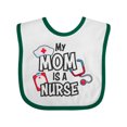 thumbnail image 1 of Inktastic My Mom is a Nurse Boys or Girls Baby Bib, 1 of 4