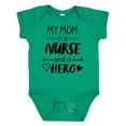 thumbnail image 1 of Inktastic My Mom is a Nurse and a Hero Boys or Girls Baby Bodysuit, 1 of 5