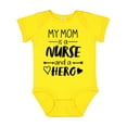 thumbnail image 1 of Inktastic My Mom is a Nurse and a Hero Boys or Girls Baby Bodysuit, 1 of 5