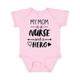 thumbnail image 1 of Inktastic My Mom is a Nurse and a Hero Boys or Girls Baby Bodysuit, 1 of 5