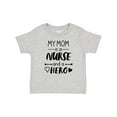 thumbnail image 1 of Inktastic My Mom is a Nurse and a Hero Boys or Girls Baby T-Shirt, 1 of 5