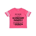 thumbnail image 1 of Inktastic My Mom is a Respiratory Therapist and a Hero Boys or Girls Toddler T-Shirt, 1 of 5