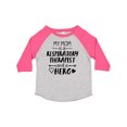 thumbnail image 1 of Inktastic My Mom is a Respiratory Therapist and a Hero Boys or Girls Toddler T-Shirt, 1 of 5