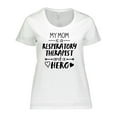 thumbnail image 1 of Inktastic My Mom is a Respiratory Therapist and a Hero Women's Plus Size T-Shirt, 1 of 5