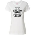 thumbnail image 1 of Inktastic My Mom is a Respiratory Therapist and a Hero Women's T-Shirt, 1 of 5