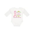 thumbnail image 1 of Inktastic My Mom is a Survivor Breast Cancer Awareness Boys or Girls Long Sleeve Baby Bodysuit, 1 of 5