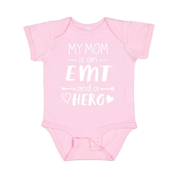 Inktastic My Mom is an EMT and a Hero Boys or Girls Baby Bodysuit