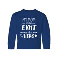thumbnail image 1 of Inktastic My Mom is an EMT and a Hero Long Sleeve Youth T-Shirt, 1 of 5
