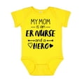thumbnail image 1 of Inktastic My Mom is an ER Nurse and a Hero Boys or Girls Baby Bodysuit, 1 of 5