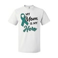 thumbnail image 1 of Inktastic My Mom is my Hero- Ovarian Cancer Awareness T-Shirt, 1 of 5
