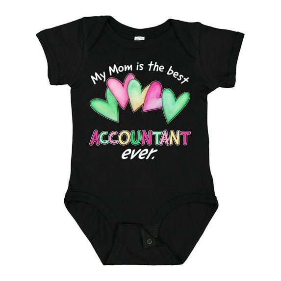 Inktastic My Mom is the Best Accountant Ever Boys or Girls Baby Bodysuit