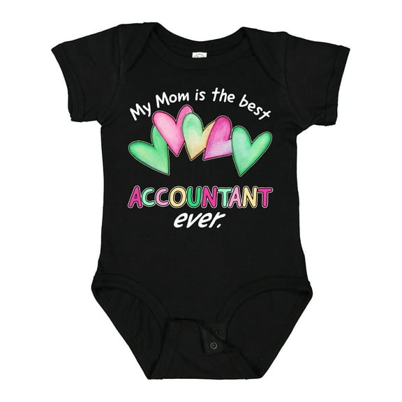 Inktastic My Mom is the Best Accountant Ever Boys or Girls Baby Bodysuit