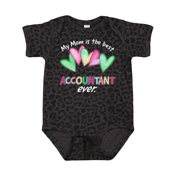 Inktastic My Mom is the Best Accountant Ever Boys or Girls Baby Bodysuit