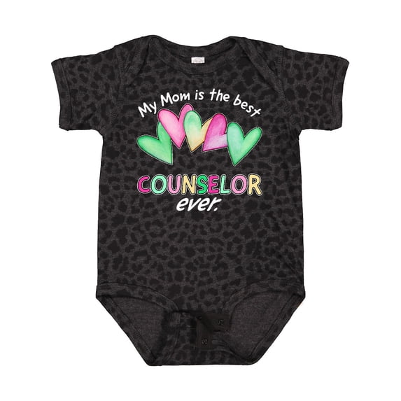 Inktastic My Mom is the Best Counselor Ever Boys or Girls Baby Bodysuit