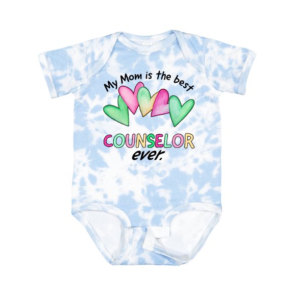 Inktastic My Mom is the Best Counselor Ever Boys or Girls Baby Bodysuit