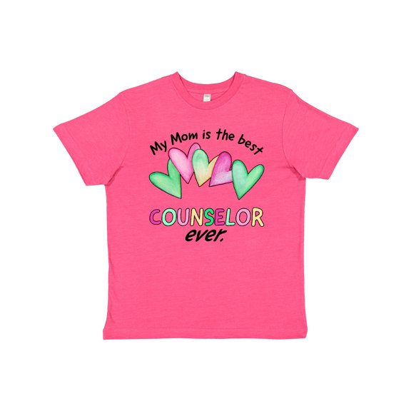 Inktastic My Mom is the Best Counselor Ever Youth T-Shirt