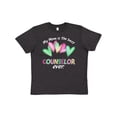 thumbnail image 1 of Inktastic My Mom is the Best Counselor Ever Youth T-Shirt, 1 of 5