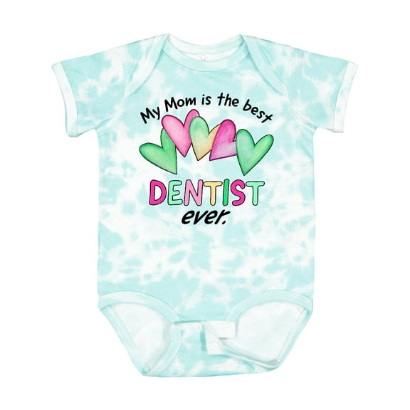 Inktastic My Mom is the Best Dentist Ever Boys or Girls Baby Bodysuit