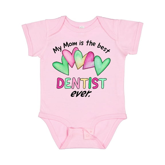 Inktastic My Mom is the Best Dentist Ever Boys or Girls Baby Bodysuit